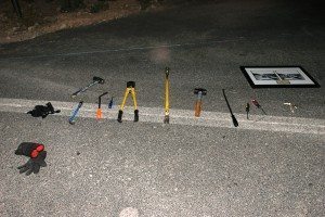 Burglary tools from Daimon's van