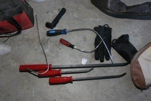 Burglary tools from Tammy's car