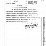 This undated document allegedly submitted at some point during or after Mr. Sommer’s 1969 Huntley Hearing (although it was not found in the trial transcripts) was prepared by then Suffolk County DA George Aspland. It clearly raises more than enough reasonable doubt that Mr. Sommer did not murder Irving Silver. The accusations against Mr. Sommer were based on an alleged oral admission that followed his kidnapping and beating.