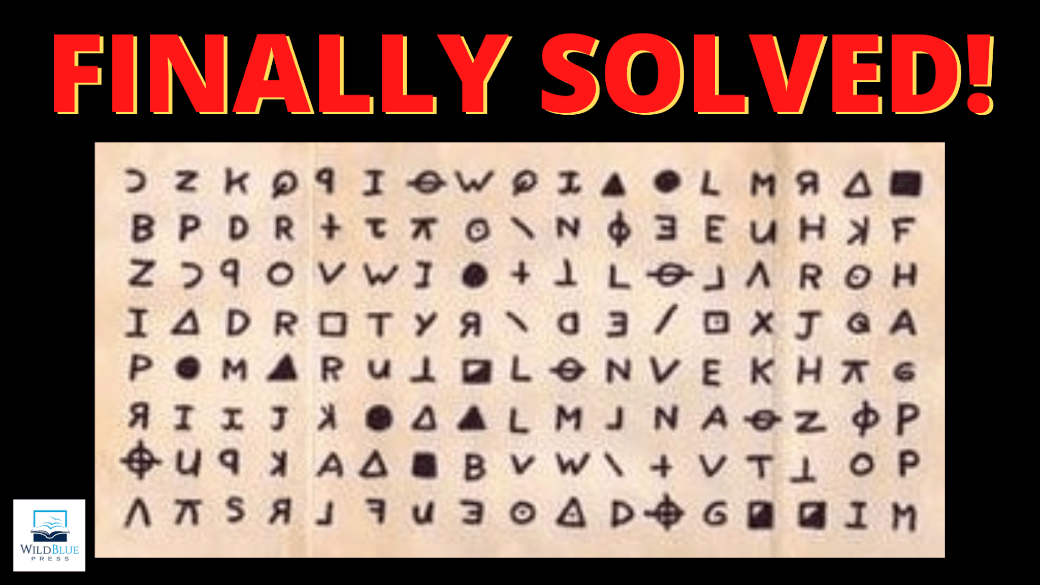 Zodiac Killer's '340 Cipher' Cracked After 51 Years • WildBlue Press