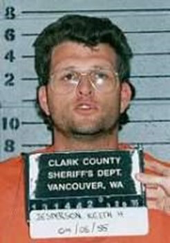Keith Jesperson ("The Happy Face Killer") 1995 Mug shot taken at time of his arrest for the murder of his girlfriend. (Photo: Clark County Sheriff's Dept.)