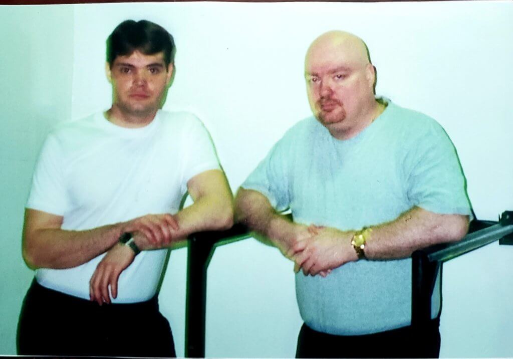 Fred Treesh and his best friend on death row, James Geoff 